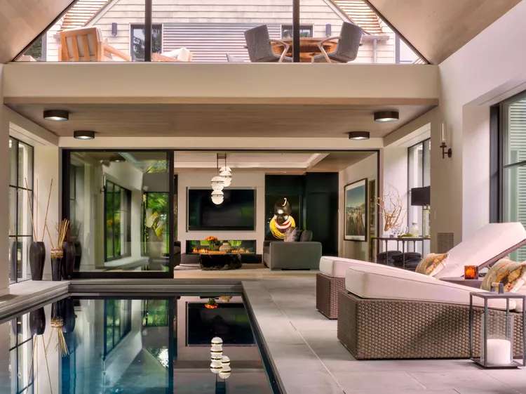 pool in the living room