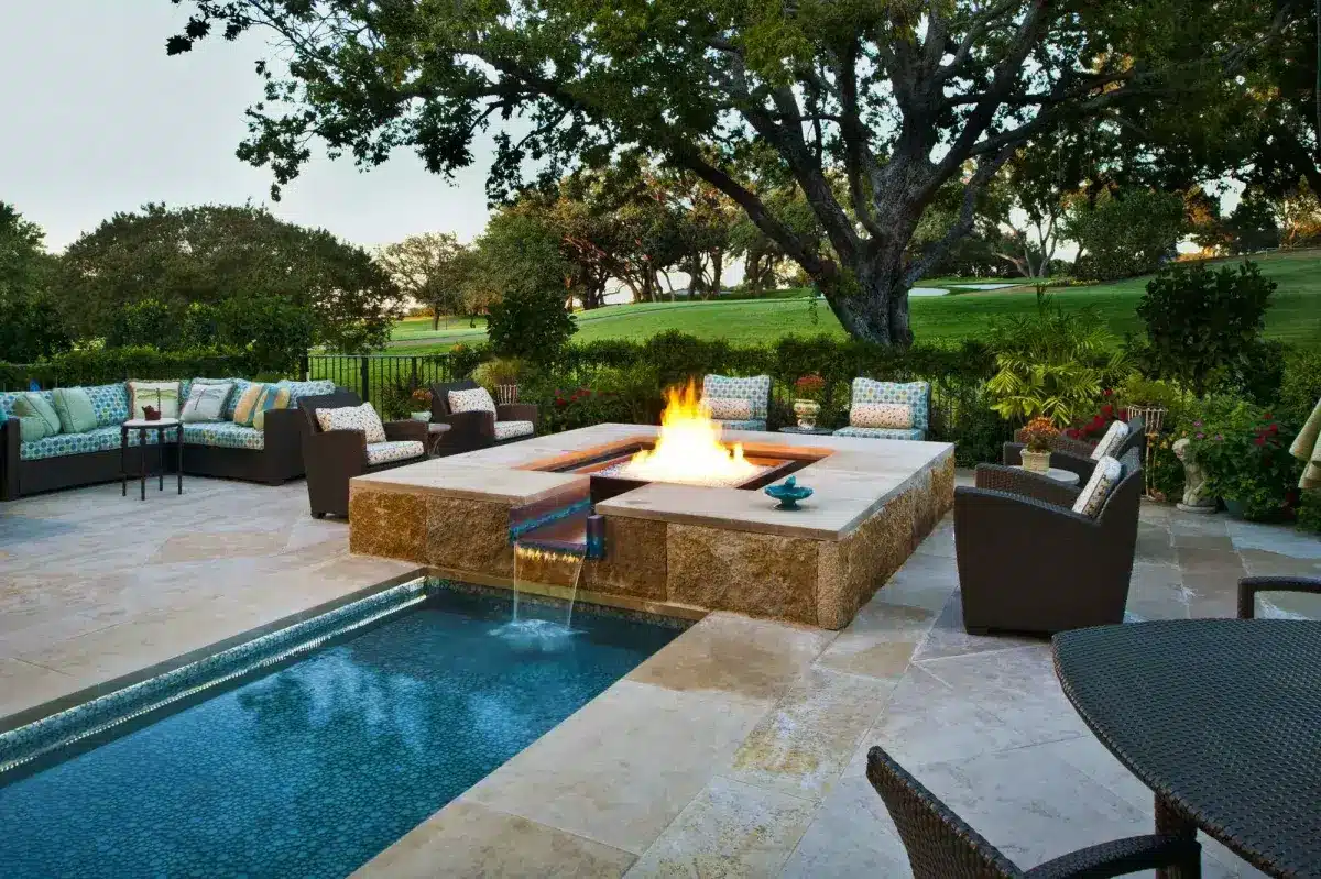 Swimming Pool Fire Pit A Perfect Blend of Fire and Water