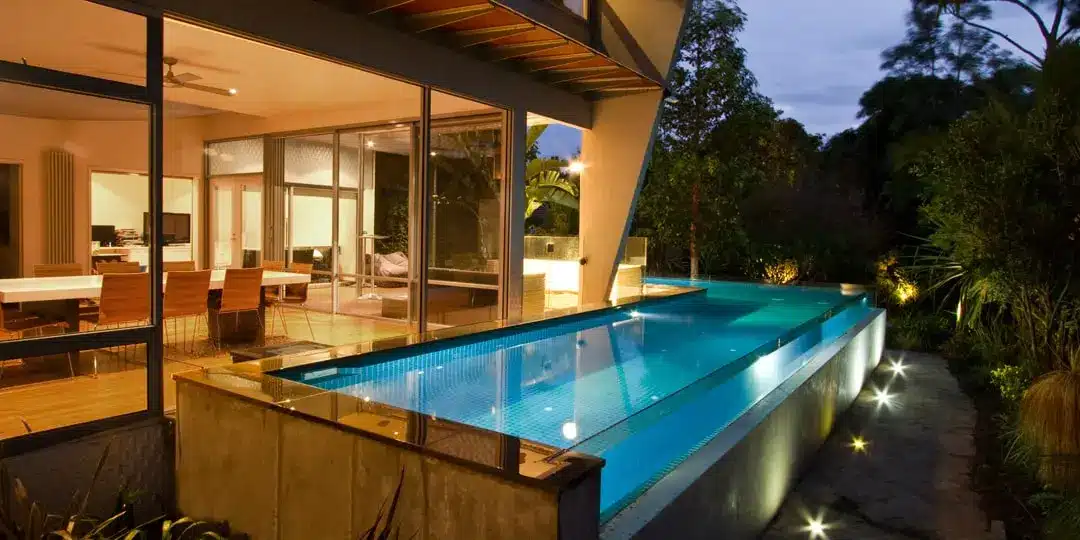 The Glass-Walled Pool